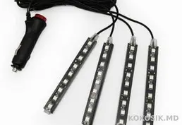 Автомобильная атмосферная подсветка с пультом 💡