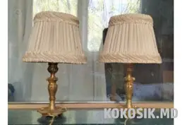 Две лампы бронзовые. Винтажные, Антиквариат