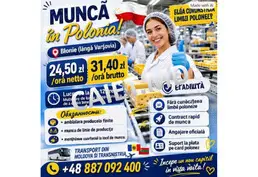 Loc de muncă în Polonia: producție de brânzeturi