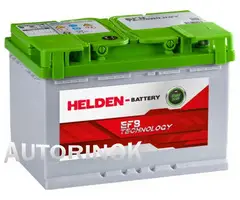 Аккумулятор 72Ah 720A EFB Helden (-/+)