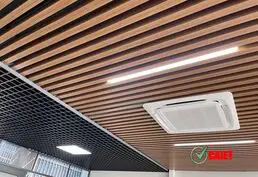 Реечные алюминиевые подвесные потолки