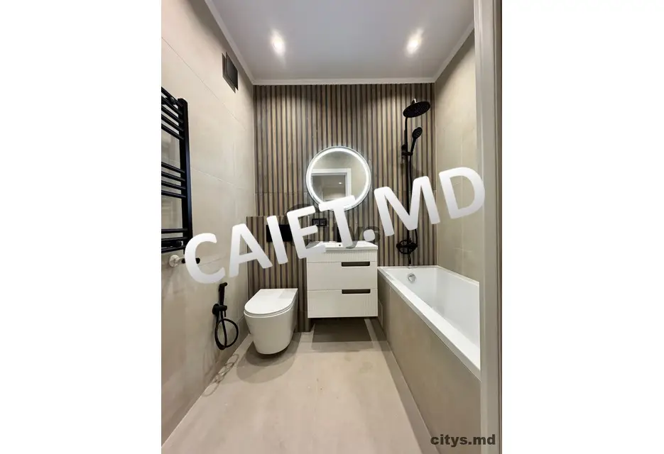 2-х комнатная квартира, 53м², Милеску Спатару