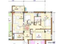 Apartament cu 3 camere, 87m², Strada Grenoble, Autorul Nikolai