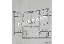 3-х комнатная квартира, 93м², Mircea cel Bâtrân