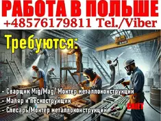 Польша: Cварщики, Монтажники металлоконcтрукций, Маляры.